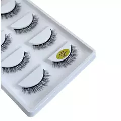 5 Pares de Cílios Postiços 3D X27 - Cat Cosméticos