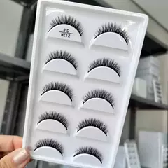 5 Pares de Cílios Postiços 3D MZ12 - comprar online