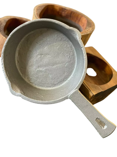 Ollita con manija o fondiu de 14cm Aluminio - comprar online