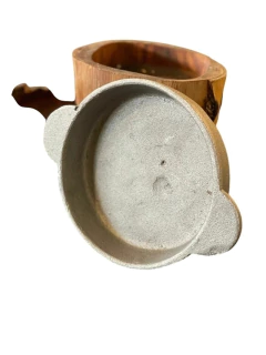 Provoletera lisa con asas de 13cm Aluminio - (M) - comprar online