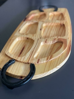 Tabla Picada Xl 1 Tabla Grande Y 6 Cuencos Encastrables - comprar online