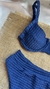 KINI MARI Hot Pant - Azul Marinho - comprar online