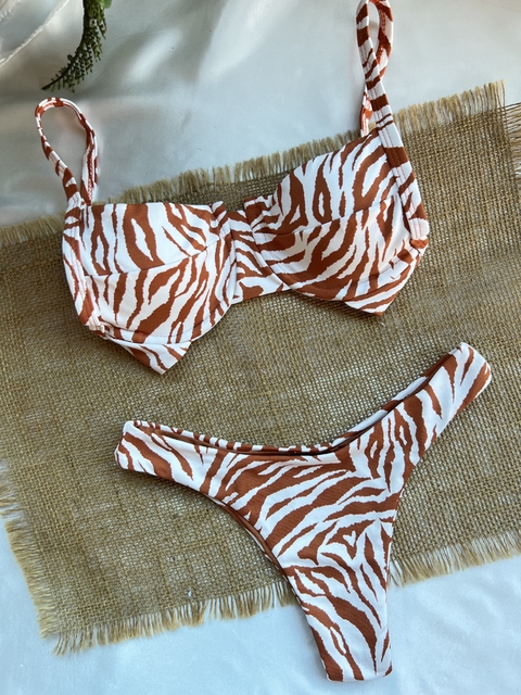 KINI MARI - Zebra Marrom