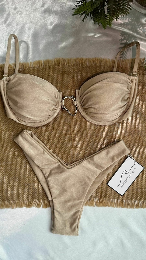 KINI Bahia - champagne dourado - MADU BEACH WEAR