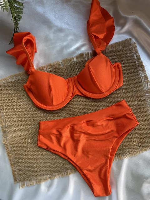 KINI JERI Hot Pant - Tangerina