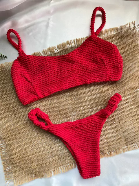 Conj Kini Pipa 'G' + Pareô Bahia