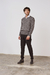 SWEATER ESCOTE V GRIS HOMBRE