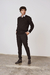 SWATER ESCOTE V NEGRO HOMBRE - comprar online