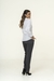 PANTALÓN GRIS CON BOLSILLOS MUJER - comprar online