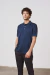 CHOMBA MANGA CORTA AZUL HOMBRE - comprar online
