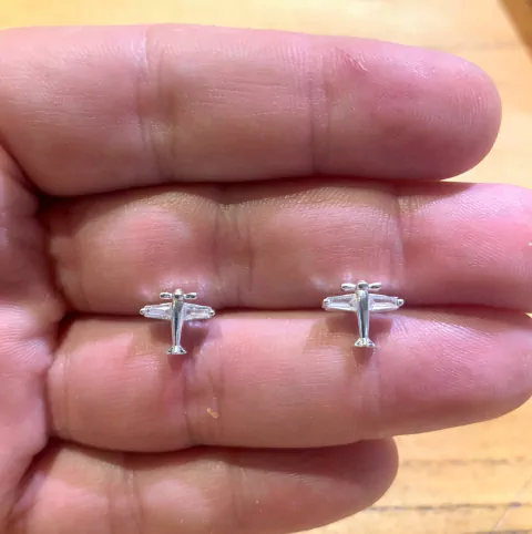 AROS DE PLATA AVION MONOMOTOR