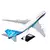 AVION A ESCALA BOEING 747-8i SNAP MODEL en internet