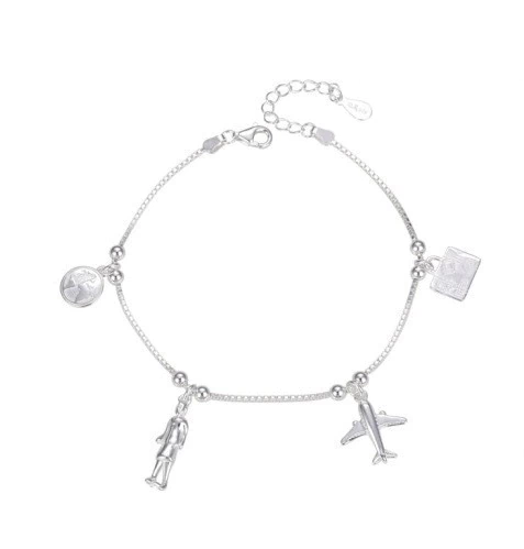 Pulsera de Plata 925 de TCP/Viajera/Comandante