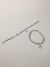 PULSERA DE ACERO BLANCO
