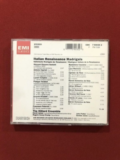 CD- Hilliard Ensemble- Italian Renaissance Madrigals- Import - comprar online