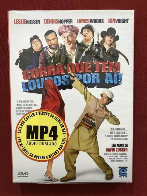 DVD - Corra Que Tem Loucos Por Ai! - Leslie Nielsen - Novo
