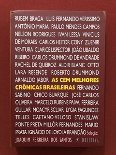 Livro - As Cem Melhores Crônicas Brasileiras - Seminovo