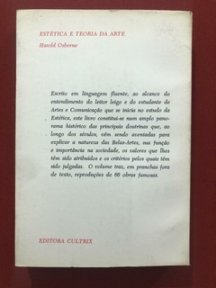 Livro - Estética E Teoria Da Arte - Harold Osborne - Ed. Cultrix - comprar online