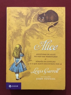 Livro - Alice - Lewis Garroll - Editora Zahar - Capa Dura - Seminovo