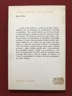 Livro - Ciência E Política - Max Weber - Editora Cultrix - comprar online