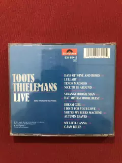 CD - Toots Thielemans- Live- Days Of Wine And Roses- Import. - comprar online