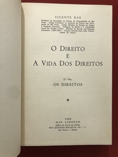 Livro - O Direito E A Vida Dos Direitos - 3 Livros - Vicente Ráo na internet