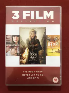 DVD - The Book Thief/ Never Let Me Go/ Life Of Pi - Seminovo