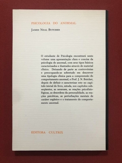 Livro - Psicologia Do Anormal - James Neal Butcher - Cultrix - comprar online