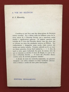 Livro - A Voz Do Silêncio - H. P. Blavatsky - Ed. Pensamento - comprar online