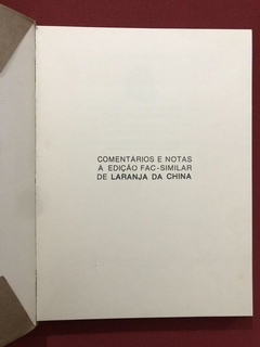 Livro - Box Laranja Da China/ Comentários e Notas - Edição Fac-Similar