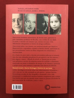 Livro- Hannah Arendt E Martin Heidegger - Antonia G. - Seminovo - comprar online