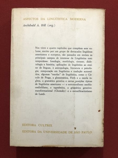 Livro - Aspectos Da Linguística Moderna - Archibald A. Hill - Cultrix - comprar online