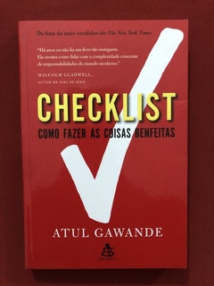 Livro - Checklist - Atul Gawande - Ed. Sextante - Seminovo