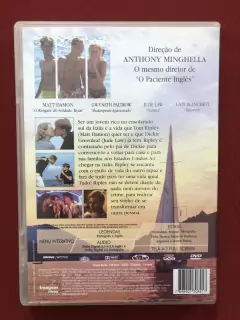 DVD - O Talentoso Ripley - Matt Damon - Jude Law - Seminovo - comprar online