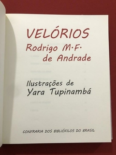 Livro - Velórios - Rodrigo M. F. de Andrade - Ed. CBB - Sebo Mosaico - Livros, DVD's, CD's, LP's, Gibis e HQ's