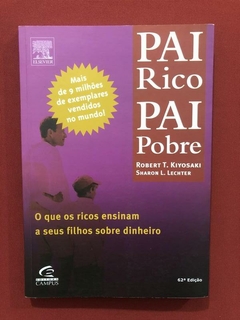 Livro - Pai Rico, Pai Pobre - Editora Campus - Seminovo