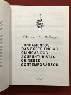 Livro - Fundamentos Das Experiências Clínicas Dos Acupunturistas Chineses Contemporâneos na internet