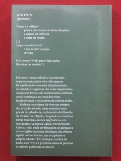 Livro - Poemas - Adonis - Editora Companhia Das Letras - comprar online