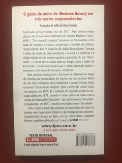 Livro - Três Contos - Gustave Flaubert - Ed. L&PM - Pocket - Seminovo - comprar online