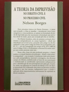 Livro - A Teoria Da Imprevisão No Direito Civil - Nelson Borges - Editora Malheiros - comprar online