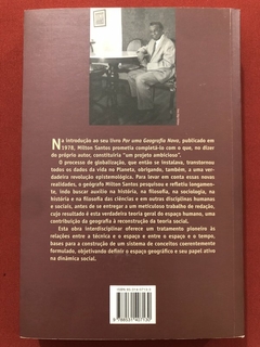 Livro - A Natureza Do Espaço - Milton Santos - Editora Edusp - Seminovo - comprar online