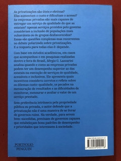 Livro - A Privatização Certa - Sérgio G. Lazzarini - Editora Portfolio - Seminovo - comprar online