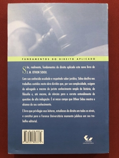 Livro - Fundamentos Do Direito Aplicado - J. M. Othon Sidou - Editora Forense - comprar online