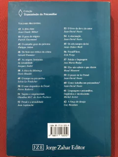 Livro - Introdução Às Obras De Freud, Ferenczi, Groddeck - J. D. Nasio - Zahar - comprar online