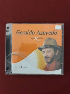 CD Duplo - Geraldo Azevedo- 30 Sucessos- Sem Limite- Semin.