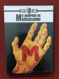 DVD - M O Vampiro De Dusseldorf - Dir. Fritz Lang - Seminovo