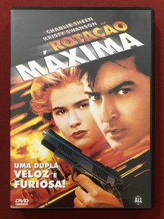 DVD - Rotação Máxima - Charlie Sheen - Seminovo