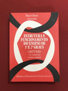 Livro - Estrutura E Funcionamento Do Ensino De 1º E 2ª Graus