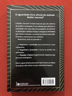 Livro - O Método Bullet Journal - Ryder Carroll - Ed. Fontanar - Seminovo - comprar online