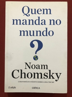 Livro - Quem Manda No Mundo? - Noam Chomsky - Editora Crítica - Seminovo